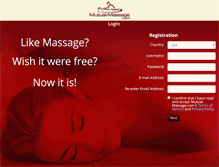 Tablet Screenshot of mutual-massage.com